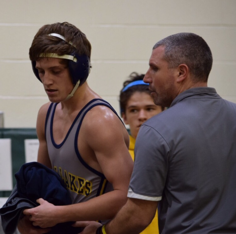 Nate Hackman took third at the Christmas tournament at Great Bridge on December 28, 2015.
