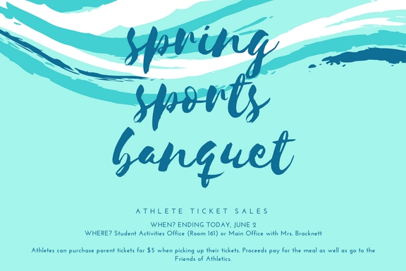 Student athlete banquet tickets on sale for one last day