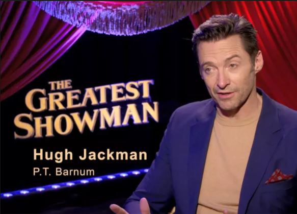 Hugh Jackman promotes the his new inspiring movie The Greatest Showman. Photo courtesy of AMC Theaters.