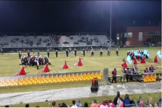 Marching Dolphins performed their show, Playing with Fire, at Homecoming 2017. The 2017-2018 season was Parker’s directorial debut at Ocean Lakes.