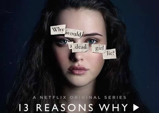 Katherine Langford as Hannah Baker in Netflixs iconic 13RW ad