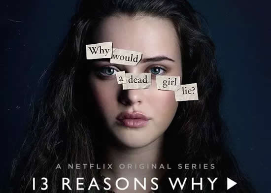 Katherine Langford as Hannah Baker in Netflix's "iconic" 13RW ad