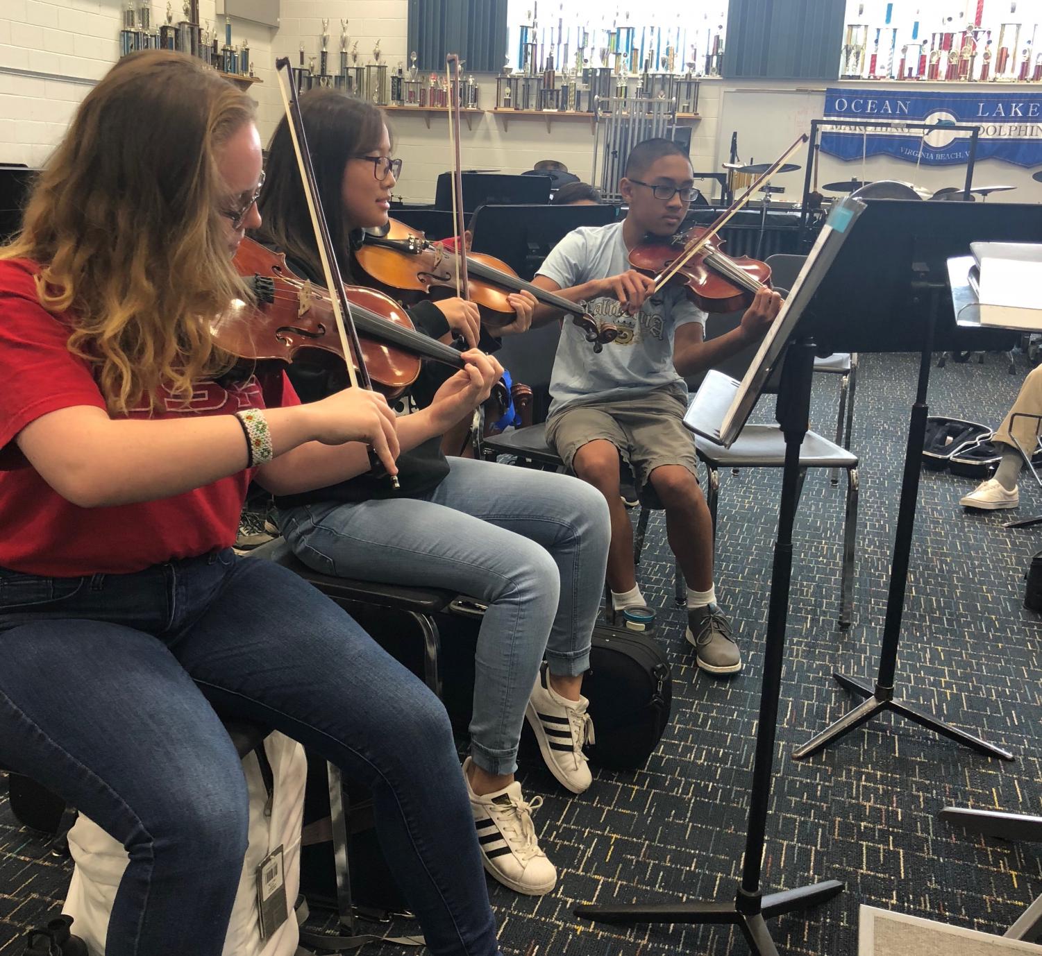 Students audition for senior regional orchestra The Current