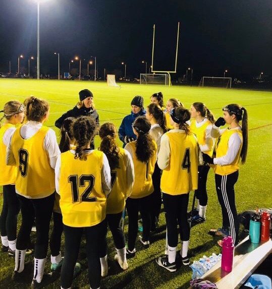 Ocean Lakes girls lacrosse at first game against Granby on Monday, March 4. 