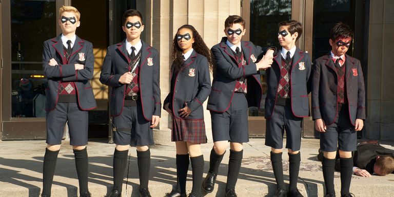 Seventeen magazine depicts the six kids from the Netflix series, “The Umbrella Academy.” Picture from seventeen.com. 
