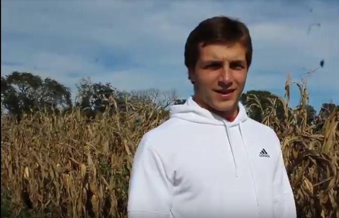 Staff writer Robbie Scornavacchi gets lost in the corn maze at Cullipher Farms.
