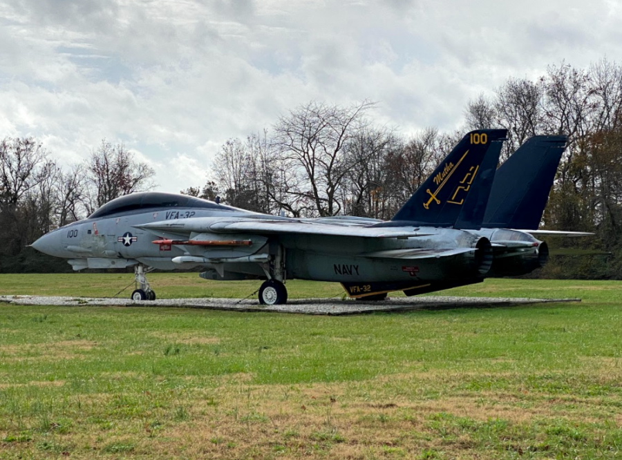 A US Navy F-18 plane stationed at the Oceana Naval Air Station on Nov. 30. 