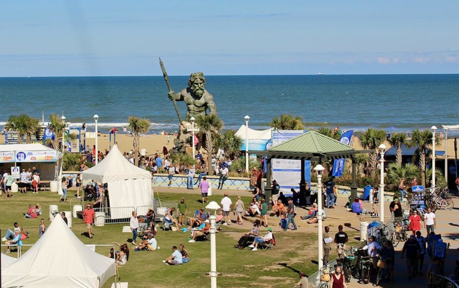 Pictured here is Neptune Festival on 30th Street at the Oceanfront at Virginia Beach.