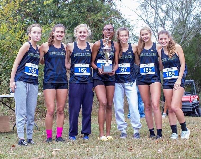 Girls Cross Country place first in Regionals at Bells Mill Park in Chesapeake, VA, on Sat., Nov. 6. 