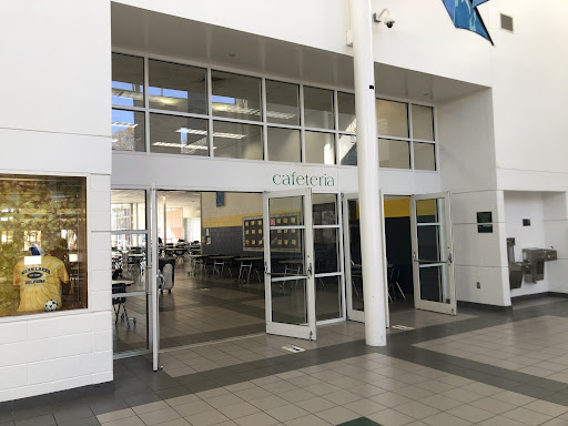 The Ocean Lakes High School cafeteria was one of many different polling locations in Virginia Beach. 