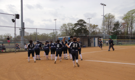 The Varsity Softball team enters the field, going against the Stallions on March 18, 2022 at 4 p.m. at Green Run.
