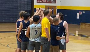Boys volleyball stays undefeated 3-0 after game at Salem on August 27, 2022. 
