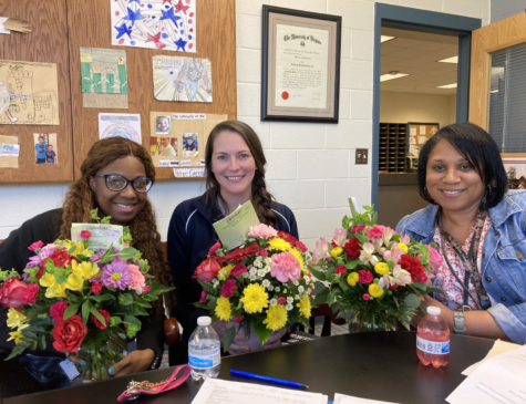 Left to right: Warhill High School Assistant Principles Shantelle Cook, Danielle Gish and Mia Pollard cherish moments together for National Assistant Principal Appreciation Week on March 4, 2022.