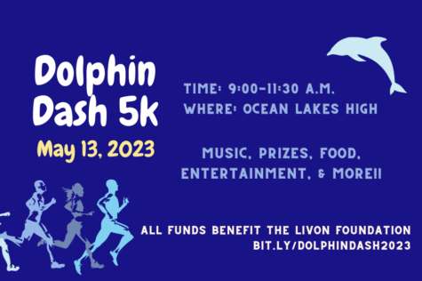 Mark your calendars. The Dolphin Dash 5k is on May 13, 2023 at 9 a.m.