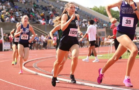 Sophia Richardson places 11th out of 21 runners in the 800 with a time of 2:20.93 
at the VHSL Class 6 State Outdoor Championships held at Todd Stadium on June. 2, 2023. 