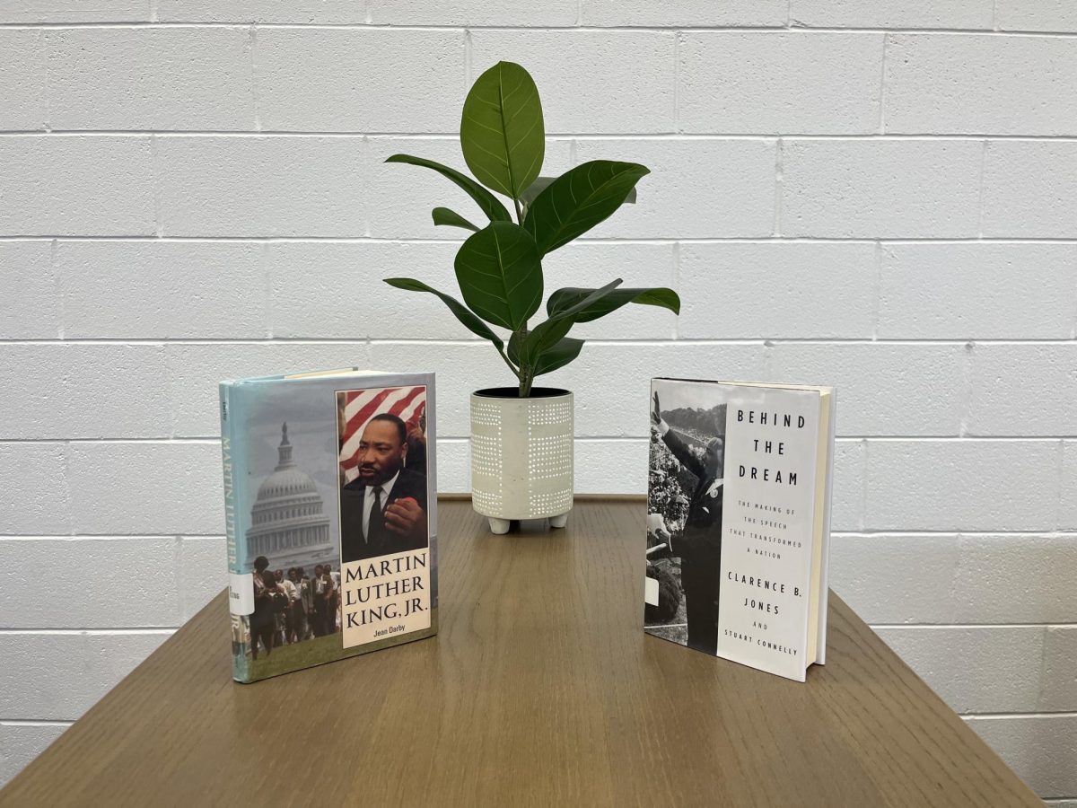 OL library possesses books related to MLK and racial equality on Jan. 12, 2024. For deeper insights into the era of segregation, MLKs book titled Why Cant We Wait also exemplifies how he used nonviolence to fight back racism.