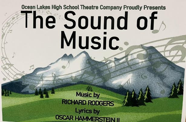 The Sound of Music info graphic hanging around the halls taken on March,24,2024.