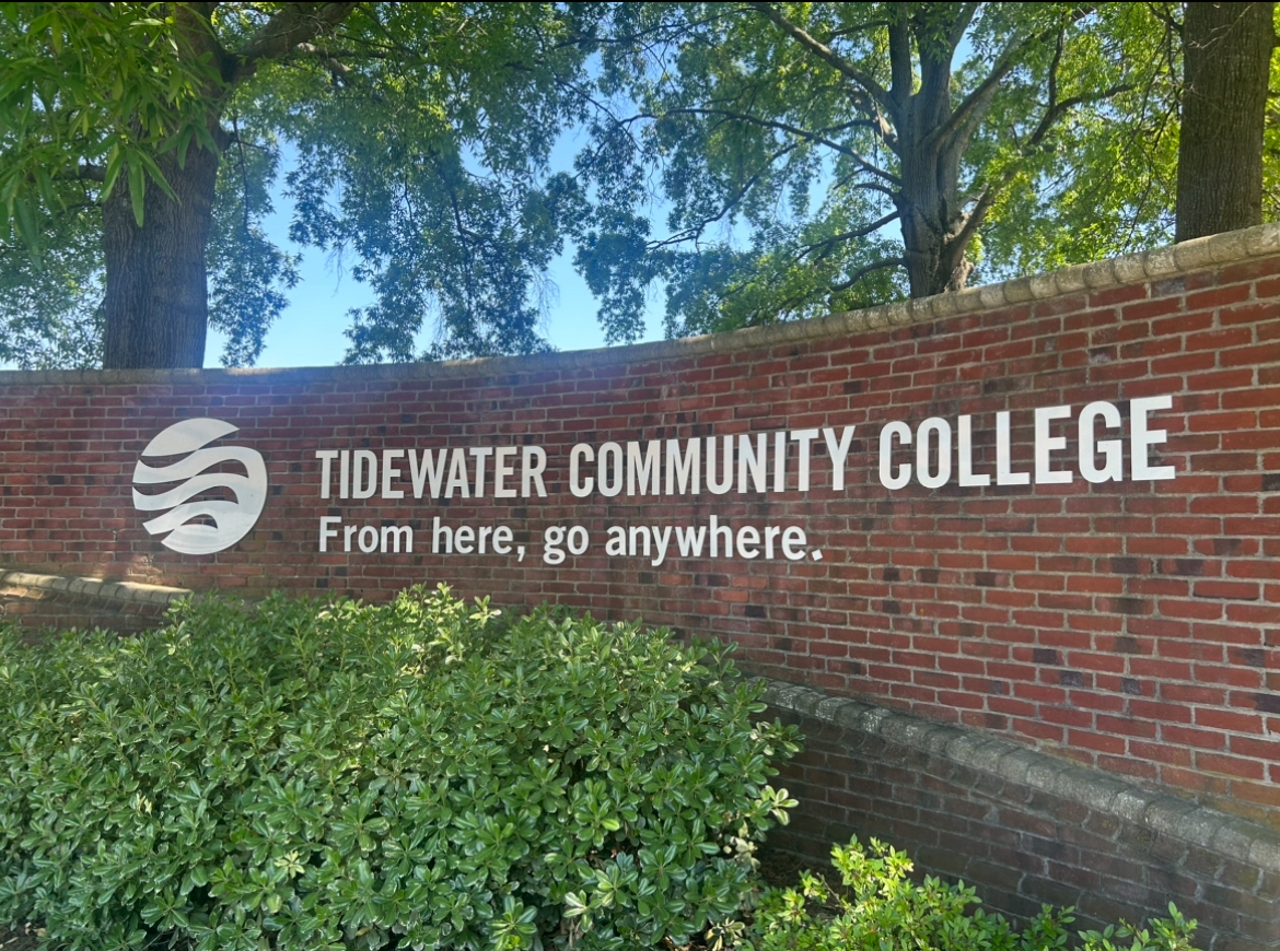 The Virginia Beach TCC sign shows off its motto as you enter the campus. “From here, go anywhere,” reiterates the colleges amazing transfer opportunities. Photo used with permission from Holly Allison.