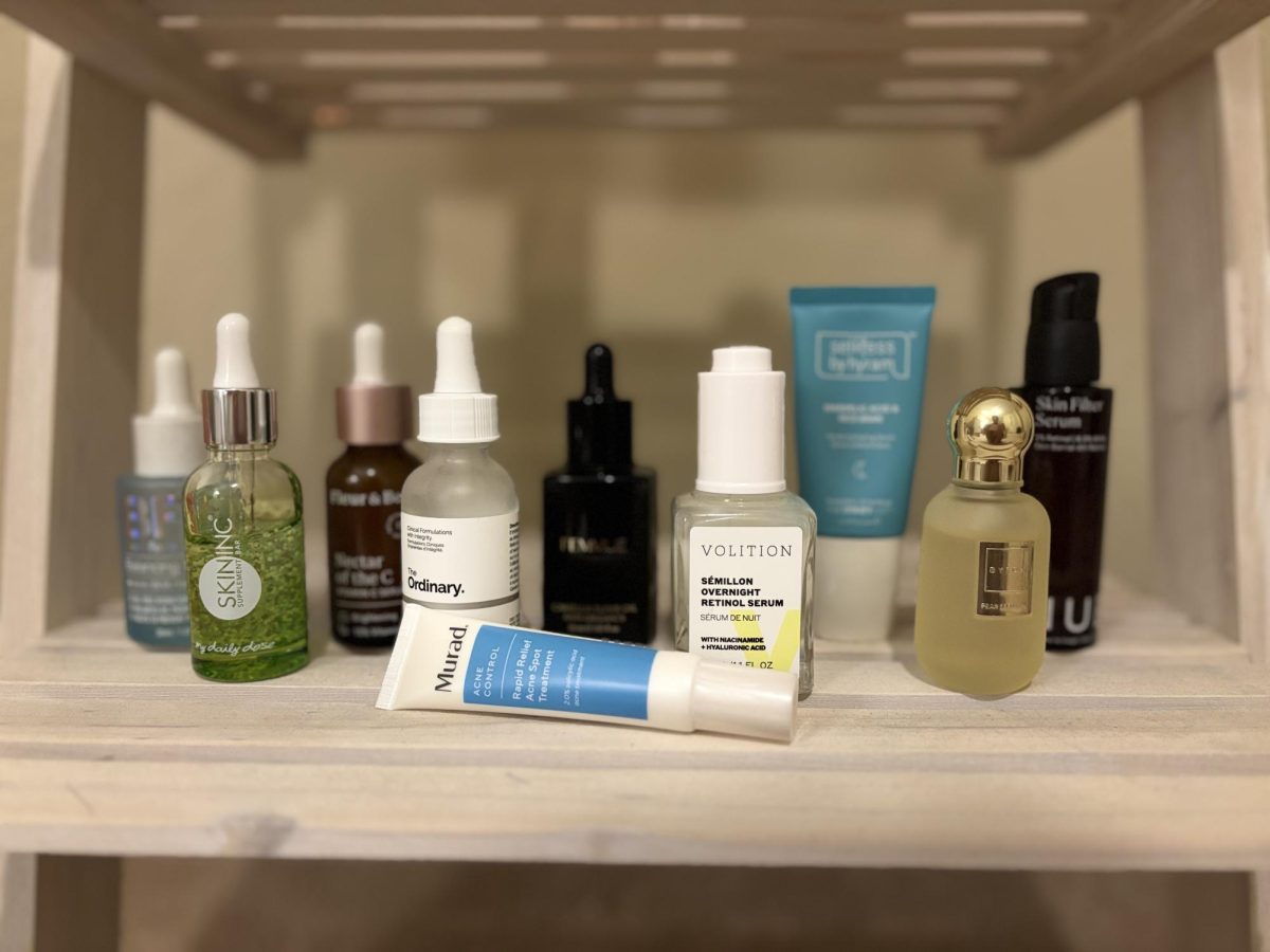 Serums are a 2024 favorite according to social media trends. The Ordinary and Murad are dermatologist-recommended serum brands according to elle.com.
