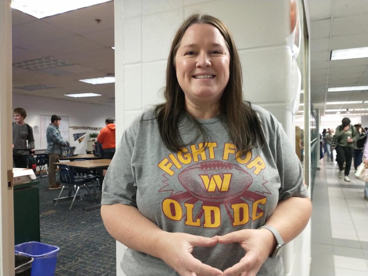 Ashley Adams prepares to greet her first class on Feb. 7, 2025. Although students start the day at 7:20 a.m, staff’s early dedication ensures the quality of our education.