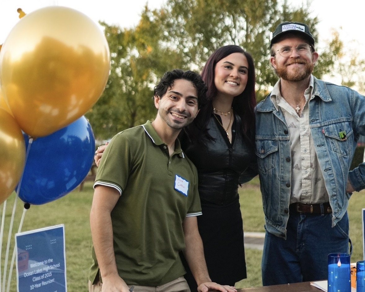 From left to right: class officers Alex Cintron, Gabrielle Rauch and Brendan Boylan. According to Leslie Samuelson, she recalls the class of 2015 to consist of around 700 students. “Your life is your life, especially after high school,” Leslie Samuelson said.