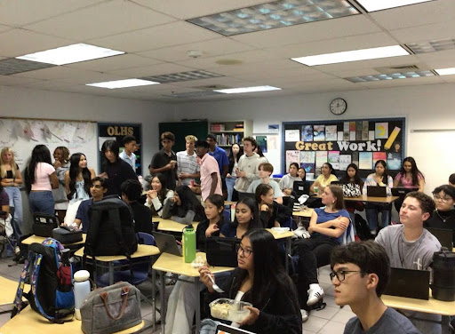 Asian Culture Club meets in Room 132 to discuss plans for the year. This photo of the club interest meeting was posted on Instagram @asiancultureclub and posted on Sept. 10, 2025. This was the first meeting of the year. 
